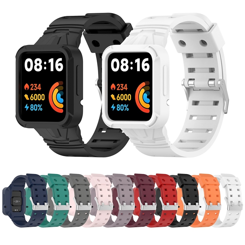 Smartwatch-Band Kompatibel mit Xiaomi Redmi Watch 2 Lite / Watch 2 / Watch 1 Smartwatch Gurt Verstellbar Solo-Loop Sportarmband Ersatz Armband Lightinthebox