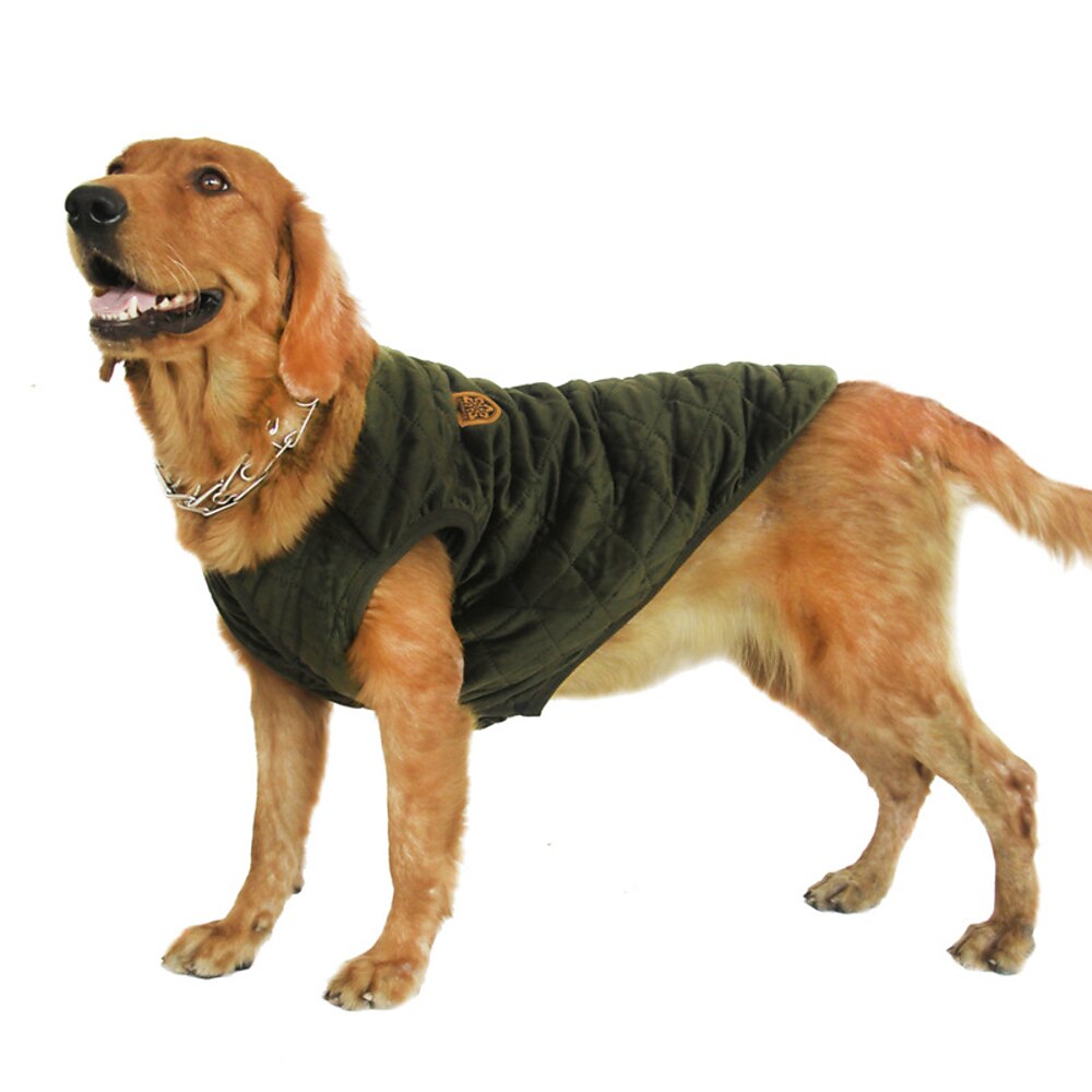 Hunde Mäntel Jacke Fleeceweste Innenfutter aus Fleece Windundurchlässig Warm Outdoor Hundebekleidung for Mittelmäßig Groß Lightinthebox