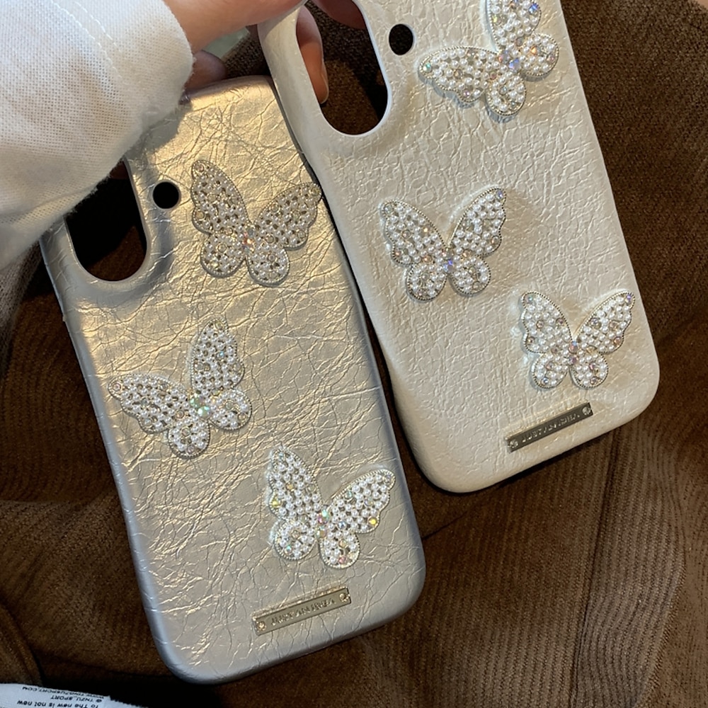 Handy Hülle Handyhüllen Für iPhone 16 iPhone 16 Pro iPhone 16 Pro Max iPhone 15 iPhone 15 Pro Max iPhone 14 Pro Max iPhone 13 12 Pro Max Rückseite Bling Glitzer glänzend Stoßresistent Retro TPU Lightinthebox