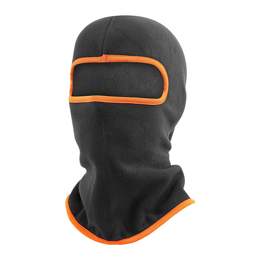 Herren Radfahren Gesichtsmaske Abdeckung Halsmanschette Halsrohr Mütze für Wanderer Sturmhaube Winter Außen warm Windundurchlässig Komfortabel Patchwork Polyester Orange / Grau Schwarz Rot für Angeln Lightinthebox