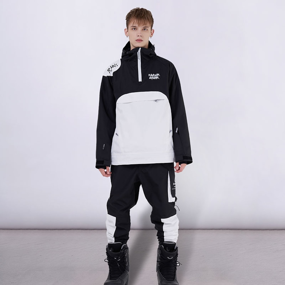 Herren Damen Skijacken Hosen Außen Winter warm Wasserdicht Windundurchlässig Mit Kapuze Sportkleidung für Snowboarden Ski Wintersport Lightinthebox