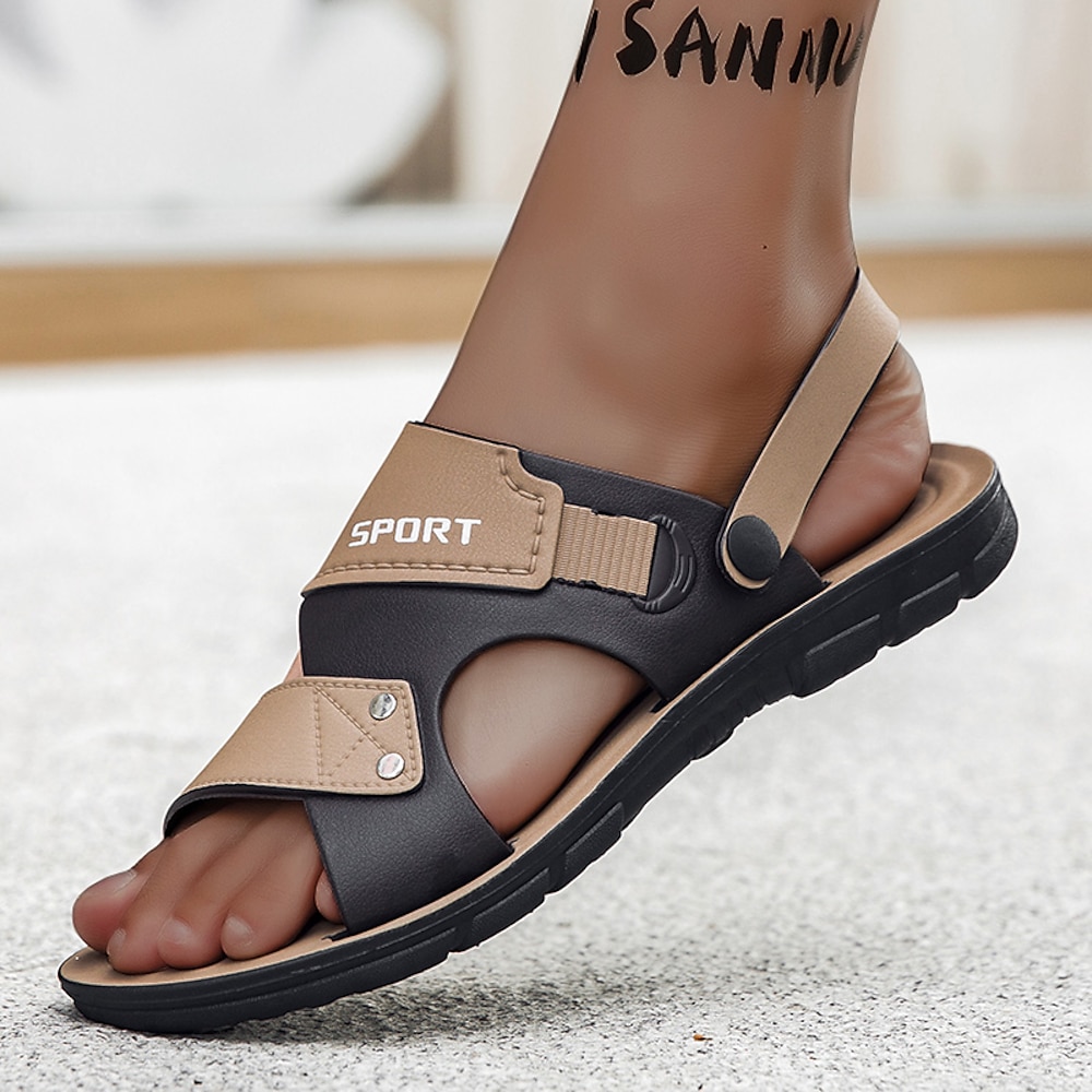 Herren-Sport-Sandalen mit verstellbaren Riemen, bequeme Outdoor-Schuhe für Strand, Wandern und Freizeit Lightinthebox