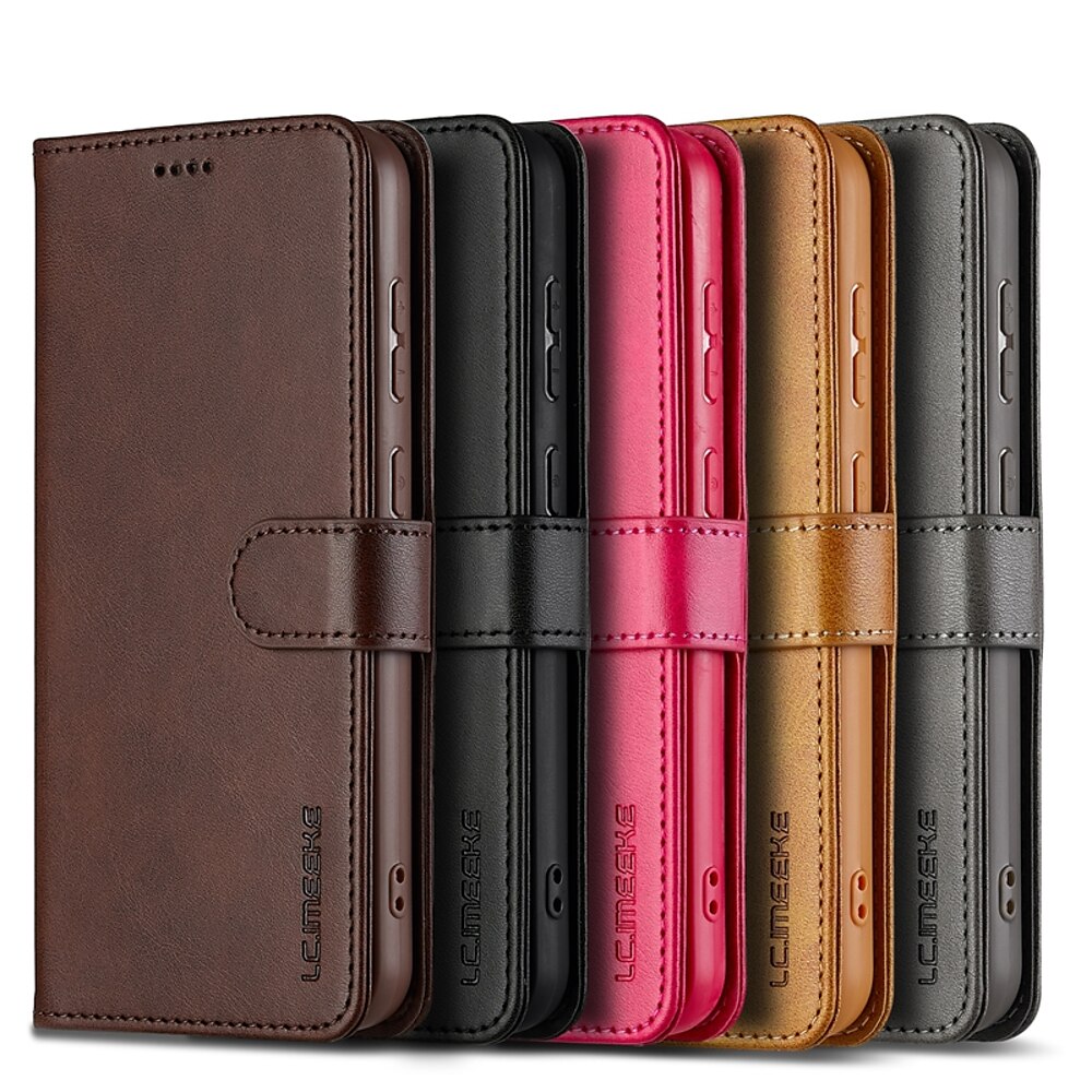 Handy Hülle Handyhüllen Für Samsung Galaxy S24 S24 Ultra Plus Staffel 24 FE S23 S22 S21 S20 Ultra Plus FE S25 Ultra Flip-Cover mit Halterung Magnetisch Kartenschlitz Retro TPU PU-Leder Lightinthebox