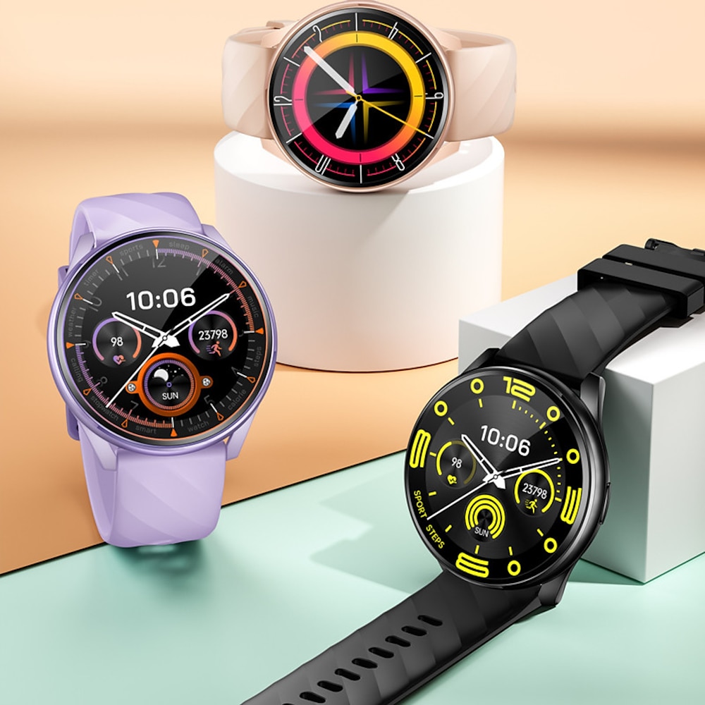 neue sprechende Smartwatch Gesundheit Physiotherapie-Funktion Bluetooth-Anruf nicht-invasive Blutzuckermessung SOS-Notruffunktion Blutdrucküberwachung für Android iOS Lightinthebox