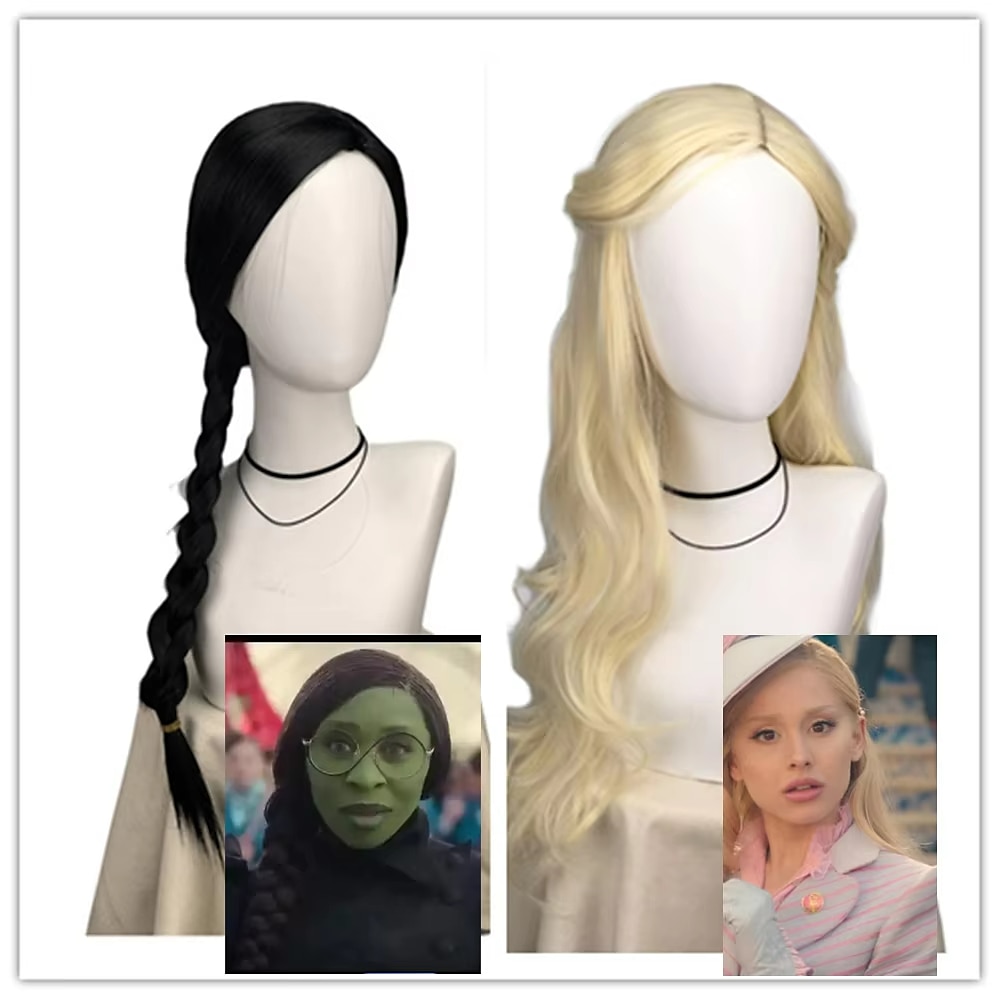 inspiriert von der bösen Glinda Elphaba Cosplay Perücken Karnevalsperücke Lightinthebox