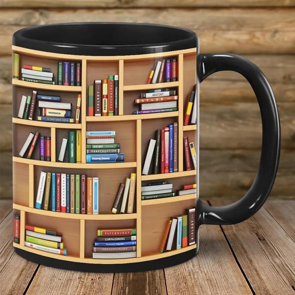 Vintage Bücher Becher Bücher Kaffeetasse Becher Bibliothek Bücher Liebhaber Geschenke Buch Vintage Bücherregale Bibliothekar Kaffeebecher Lehrer Becher Geschenke Lightinthebox