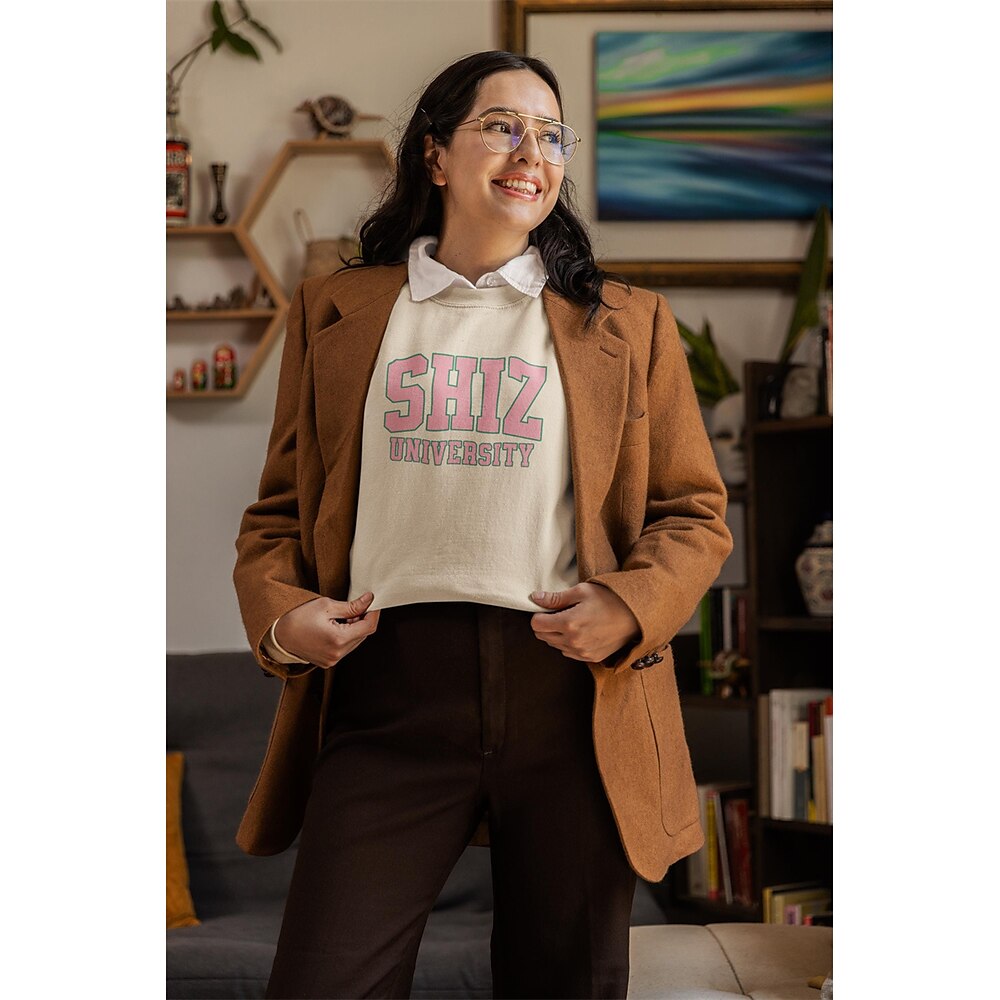 Böse Shiz-Universität Hexe Glinda Elphaba Pullover Zeichen Pink und Grün Grafik Für Damen Erwachsene Maskerade Heißprägen Casual Lightinthebox