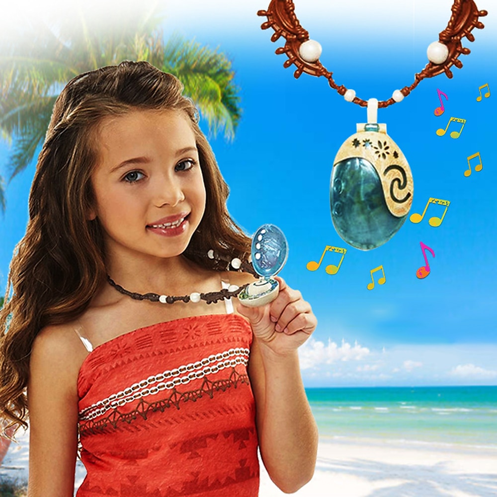 Moana Prinzessin Moana Halskette Accessoires Schmuck Mädchen Film Cosplay Aufhellen Karneval Kindertag Welttag des Buches Party Geburtstag Casual Lightinthebox