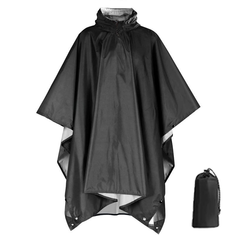 Unisex Regenmantel für Wanderer Frühling Herbst Außen Feste Farbe 3 in 1 Wasserdicht Leichtgewichtig Reißfest Kapuzenshirt Regenmantel Regenponcho Jagd Klettern Camping / Wandern / Höhlenforschung Lightinthebox