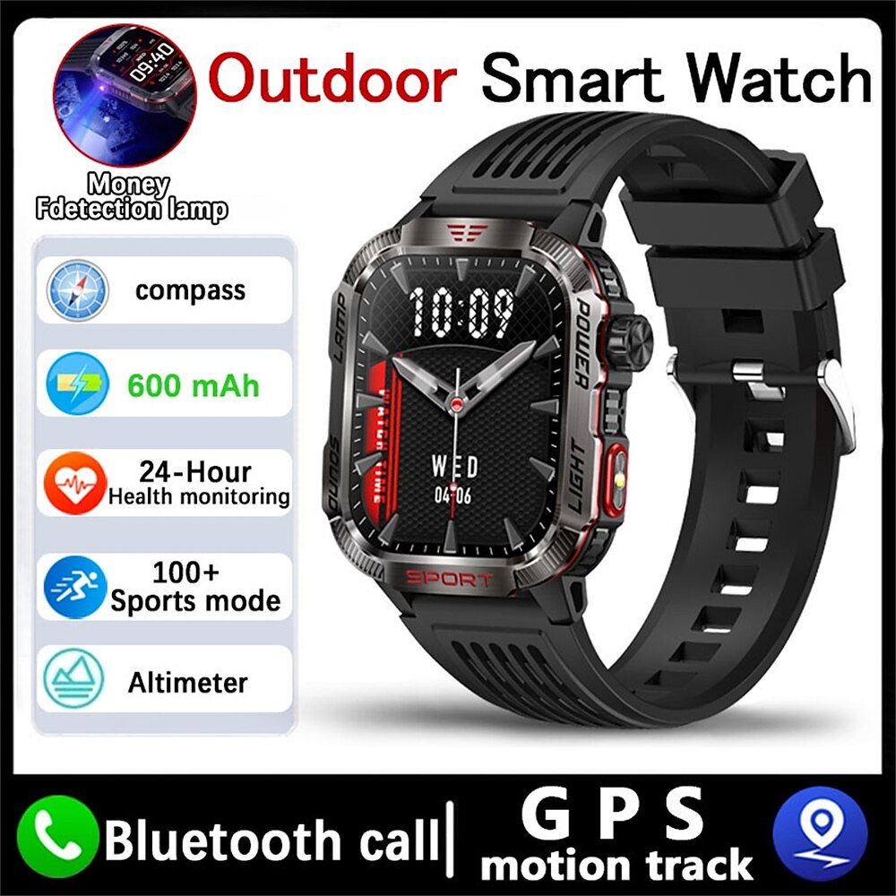 ht29 Smart Watch 2,01 Zoll großer Bildschirm Bluetooth Anruf Herzfrequenz Gesundheitsmonitor Outdoor Sport AI Sprachassistent Smartwatch Lightinthebox