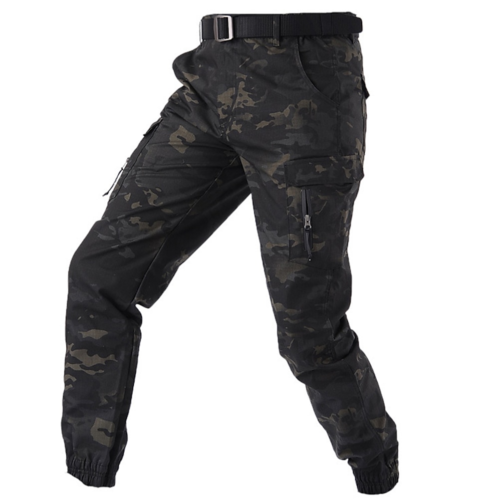 Herren Cargohose Cargohosen Cargohose Jogginghose Jogger Hose Hosen Wanderhose Elastische Taille Multi Pocket Glatt Windundurchlässig tragbar In voller Länge Outdoor Täglich Campen und Wandern Sport Lightinthebox