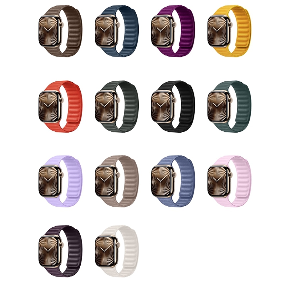 Solo-Loop Kompatibel mit Apple Watch Armband 38mm 40mm 41mm 42mm 44mm 45mm 49mm Magnetverschluss Verstellbar Stoff Ersatzarmband für iwatch Ultra 2 Series 9 8 7 SE 6 5 4 3 2 1 Lightinthebox