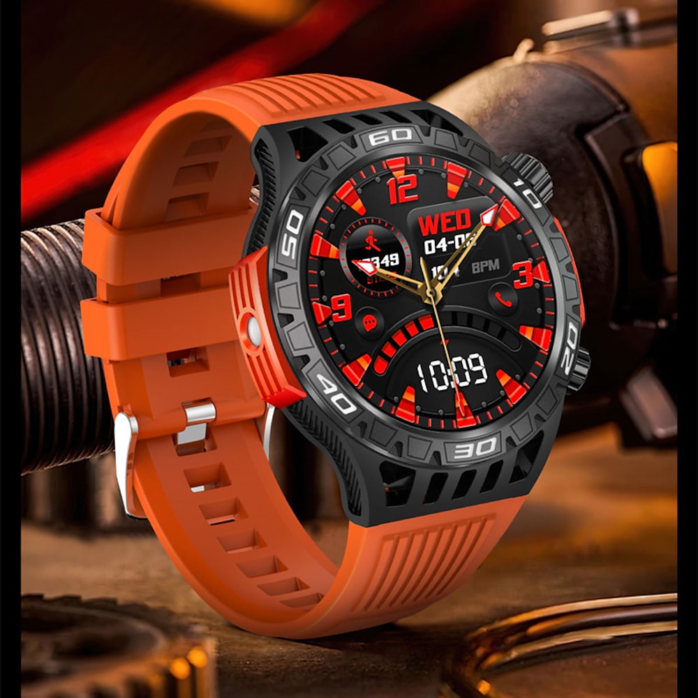 ht22 Outdoor-Sport-Smartwatch Kompass Taschenlampe Bluetooth-Anruf Taschenlampe wasserdicht große Batterie Übungsüberwachung Schlafüberwachung Herzfrequenzüberwachung Blutdrucküberwachung Lightinthebox