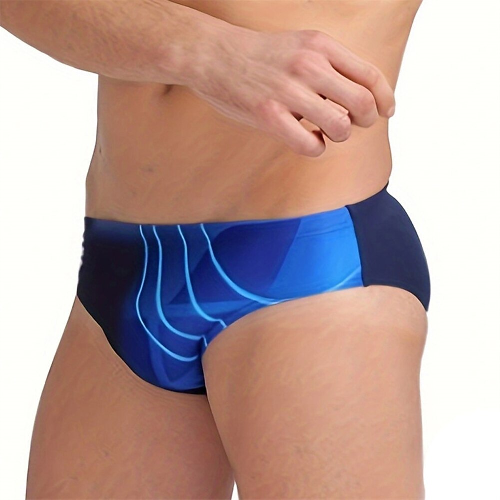 Herren Bademode Surfshorts Badehose Schwimmshorts kurz Bademode Unten Kordelzug Schwimmen Surfen Strand Wassersport Bedruckt Sommer Frühling Lightinthebox