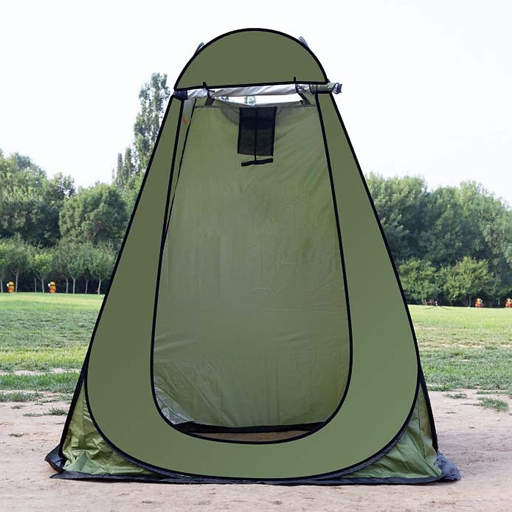 Pop-up-Duschzelt, tragbares Sichtschutzzelt, Camping-Duschzelt, Umkleidezelt, Camping-Toilettenzelt, für Camping, Rucksackreisen, Wandern, Strand, Outdoor Lightinthebox