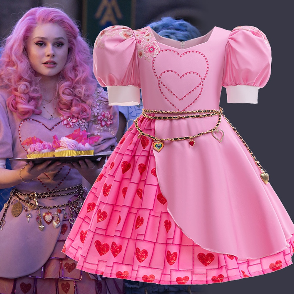 Descendants - Der Aufstieg von Red Kinder Bridget Kleid Kostüm Mädchen Film Cosplay Kostüme zum Thema Film und Fernsehen Halloween Karneval Welttag des Buches Leistung Party Lightinthebox