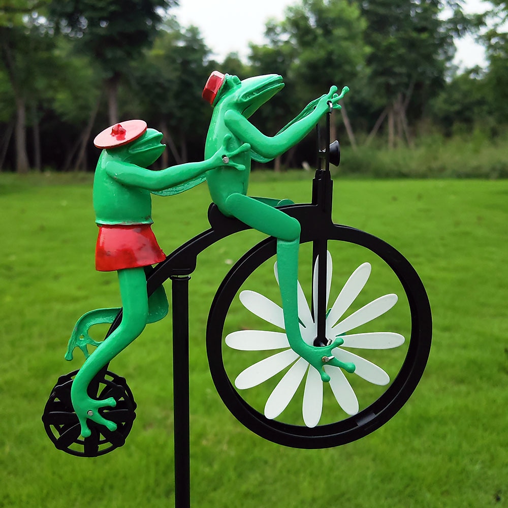 Fahrrad, Metall, Windspiel, Schmiedeeisen, Metall, Gartendekoration, Windmühle, Katze, Maus, Motorrad Lightinthebox