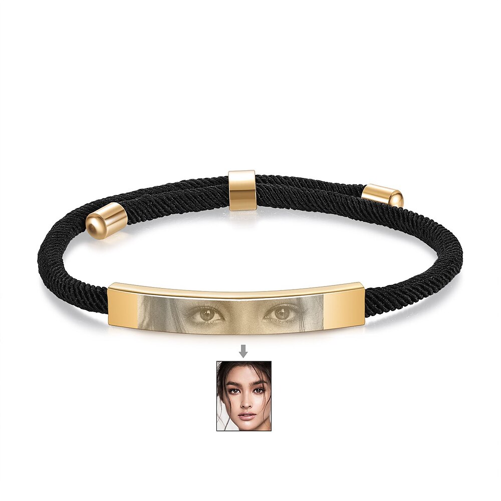 personalisiertes Augenfotoarmband für Frauen - personalisierbar mit Ihrem Augenbild - perfektes Erinnerungsgeschenk für Ehefrau oder Freundin, ideales Valentinstagsgeschenk Lightinthebox