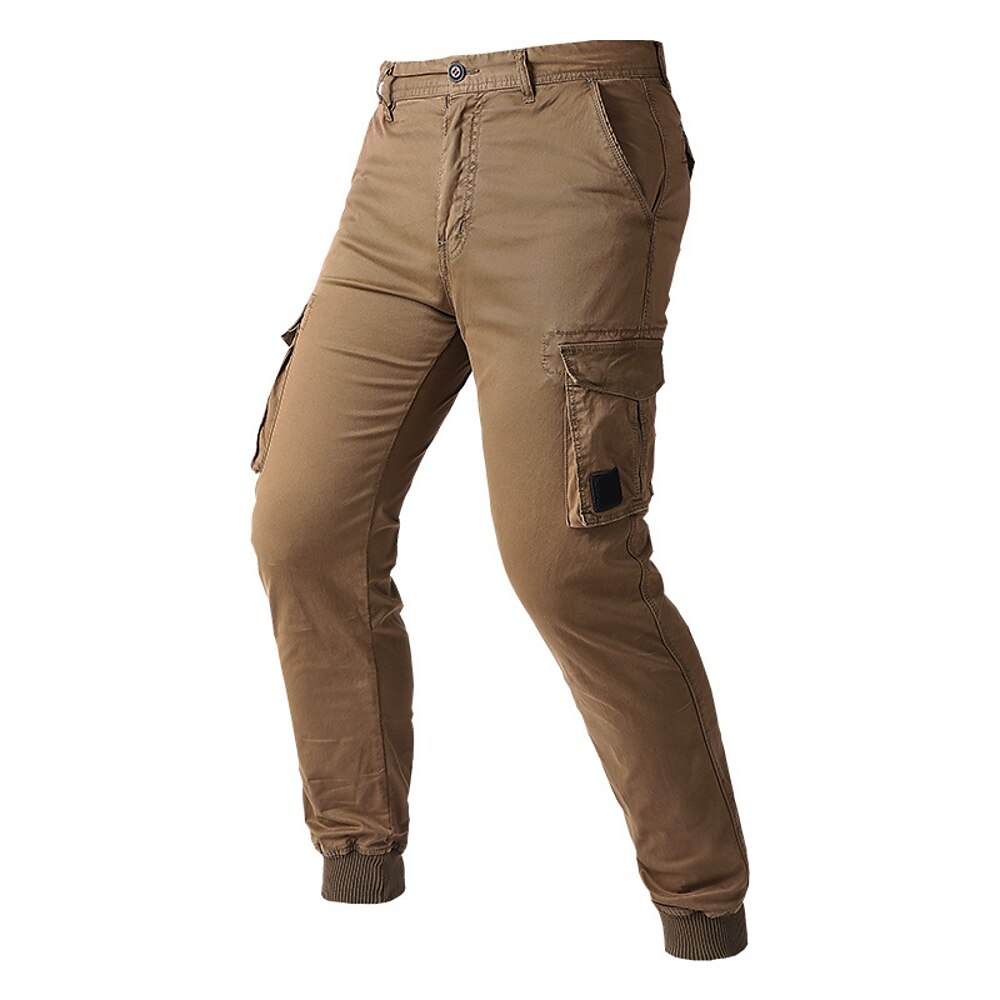 Herren Cargohose Cargohosen Cargohose Cargo-Jogger Hose Hosen Multi Pocket Glatt Feuchtigkeitsableitung tragbar In voller Länge Outdoor Täglich Campen und Wandern Modisch Strassenmode Schwarz Blau Lightinthebox