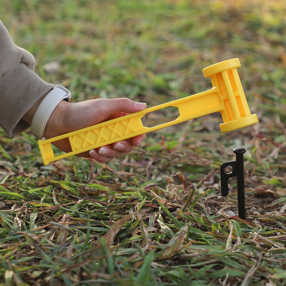 1 tragbarer ultraleichter PE-Hammer aus Kunststoff für Outdoor-Camping, Überdachungen und Zelt-Erdnägel Lightinthebox