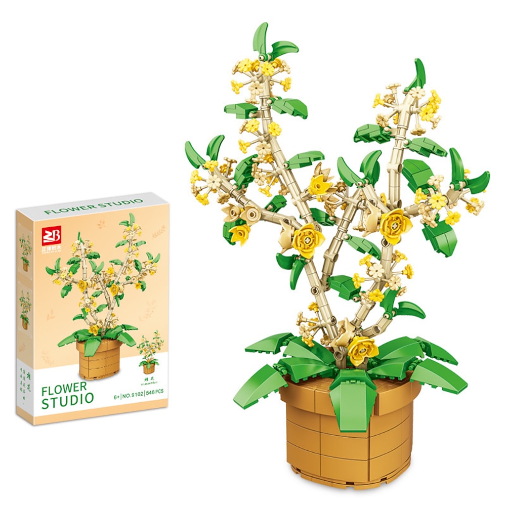 Blumenstrauß-Baukästen - Blumenstrauß, botanische Bausteine, Spielzeug, künstliche Blumen, Heimdekoration, Valentinstag, Muttertag, Geburtstagsgeschenke für Erwachsene und Mädchen Lightinthebox