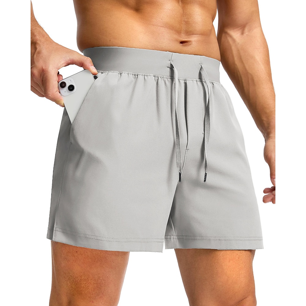 Herren Aktive Shorts Sweatshorts Kurze Hose Shorts Kurze Hosen Sommer-Shorts Tasche Kordelzug Elastische Taille Glatt Komfort Kurz Sports Outdoor Täglich Ausgehen Modisch Brautkleider schlicht Lightinthebox