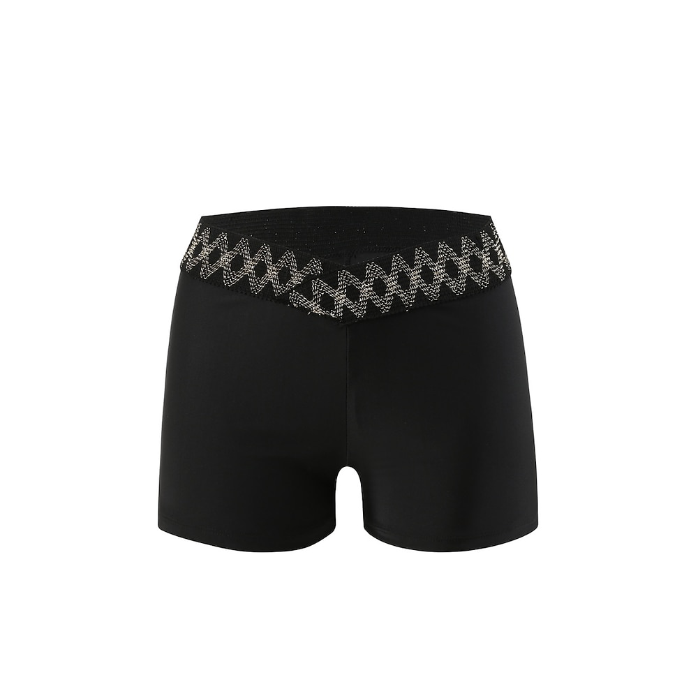 Damen Badeanzug Dehnbare Boxershorts Bademode Hohe Taillenlinie Urlaub Strandbekleidung Geometrisch Ärmellos Badeanzüge Lightinthebox