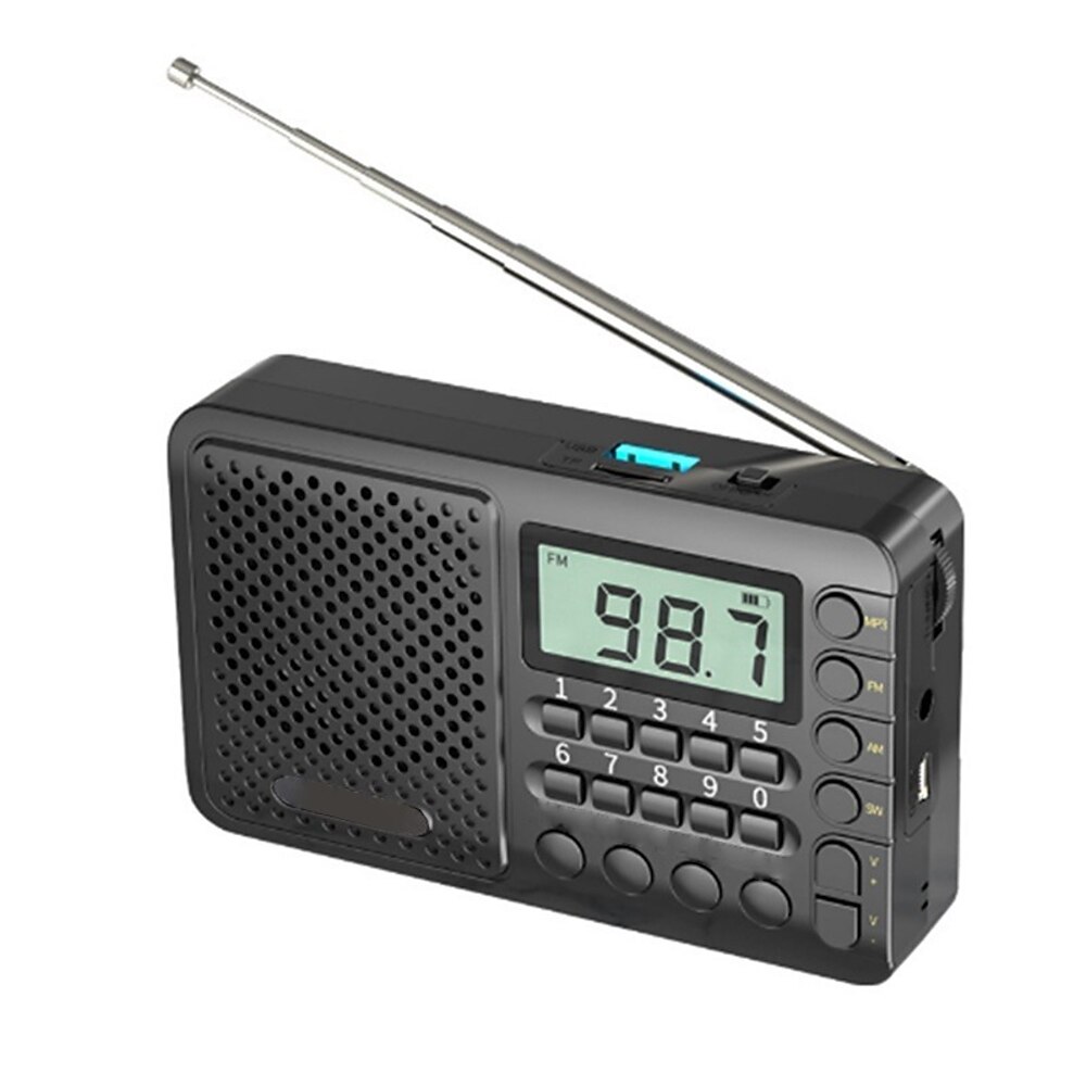 Full Band Radio Portable FM/AM/SW Receiver Radios LED-Anzeige für Erwachsener Drinnen draußen AAA-Batterien angetrieben Lightinthebox