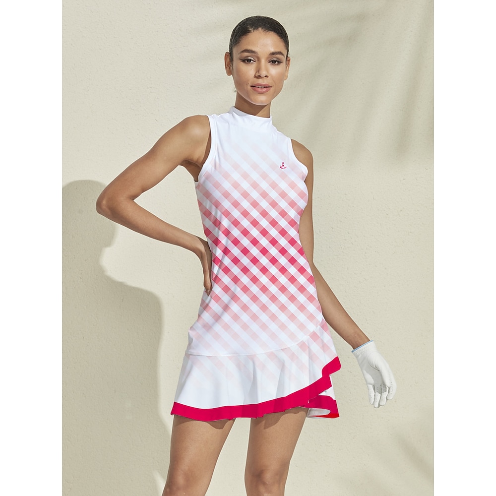 Damen Golfkleid Yan-pink Ärmellos Kleider Damen-Golfkleidung, Kleidung, Outfits, Kleidung Lightinthebox