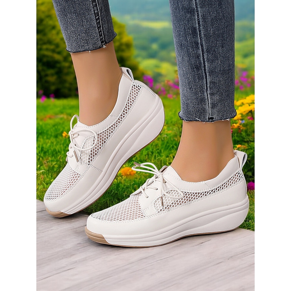 stylische und bequeme Damen-Loafer mit Mesh-Details für Activewear und legere Tagesausflüge Lightinthebox