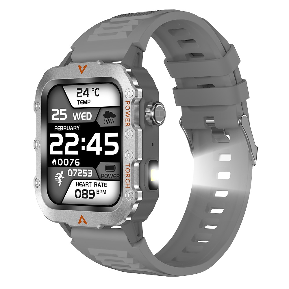 Q11 Smart Watch 1,73 Zoll Smartwatch Fitness Laufuhr Bluetooth Schrittzähler Anruferinnerung Aktivitätstracker Kompatibel mit Android iOS Damen Herren Freisprecheinrichtung Wasserdichter Schrittzähler Lightinthebox