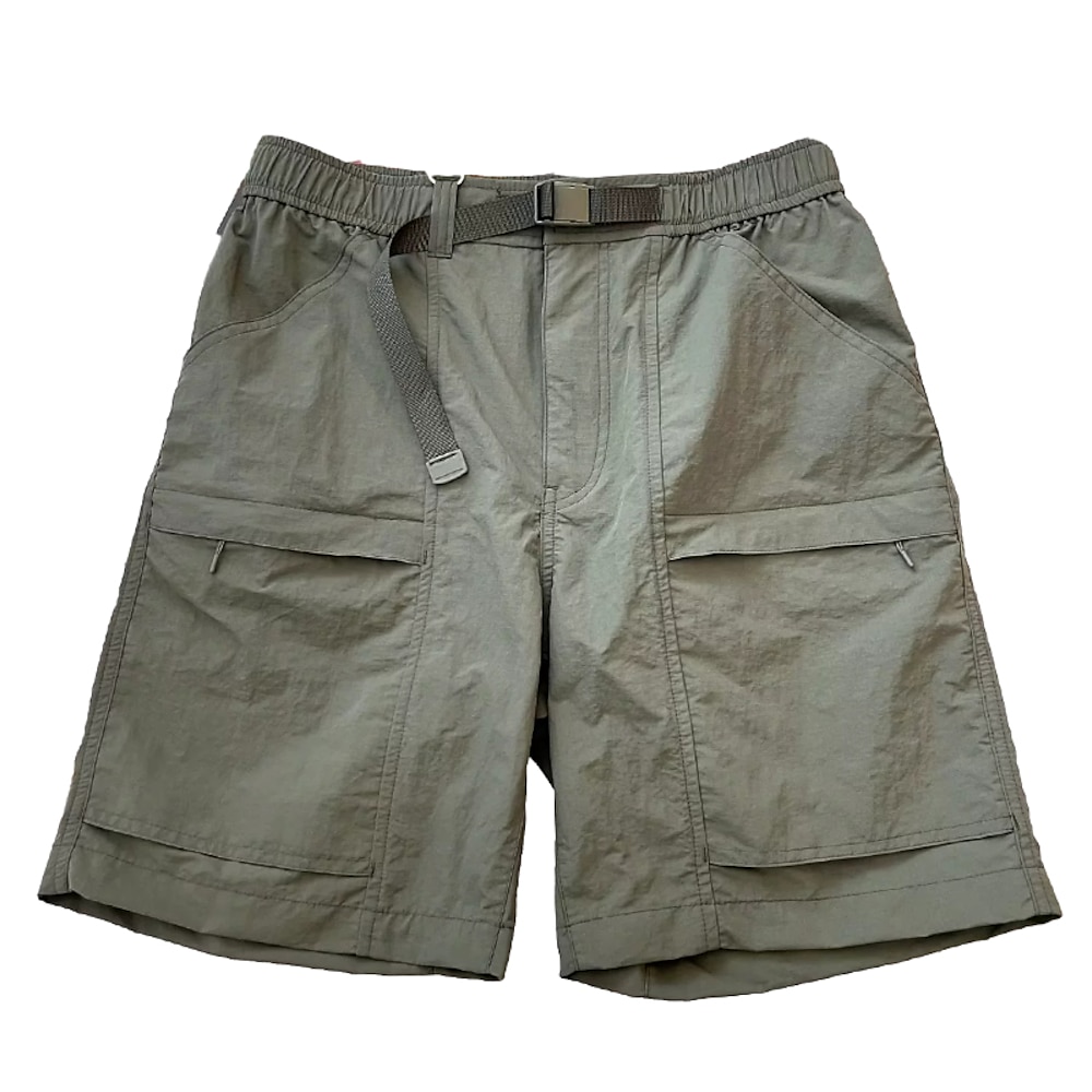 Herren Taktische Shorts Cargo Shorts Kurze Hosen Shorts Kurze Hosen Bermudas Elastische Taille Tasche mit Reißverschluss Gerade geschnitten Glatt Atmungsaktiv Schnelltrocknend Knielänge Outdoor Lightinthebox