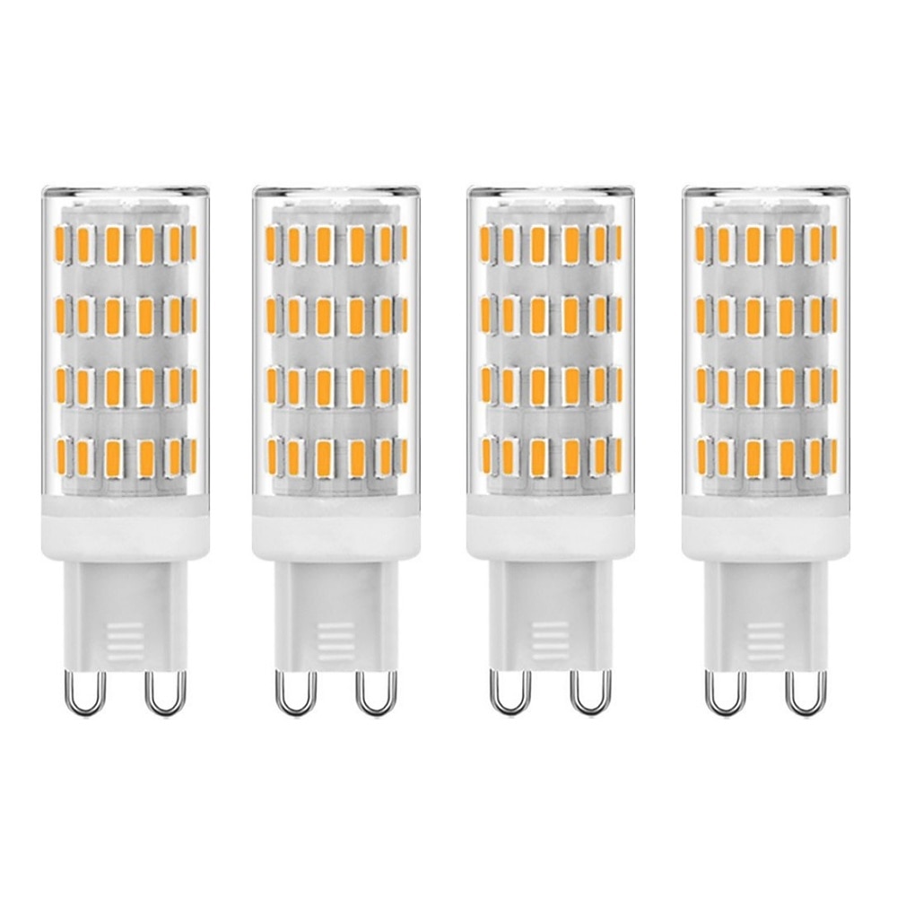 G9 LED-Maisbirnen, dimmbar, 5 W, 12 V/24 V AC/DC - 63 LED 4014 für Kronleuchter, Wohnmobil, Camper, Marine, 4 Stück Lightinthebox