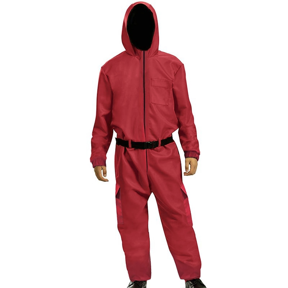 rote Wache Jumpsuit Herren Damen Film Cosplay Kostüme zum Thema Film und Fernsehen Halloween Karneval Leistung Party Lightinthebox