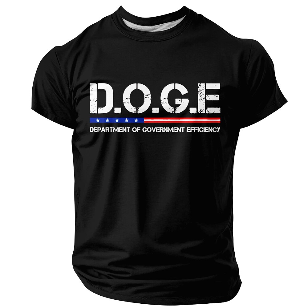 Herren DOG T Shirt Kurzarm T-Shirt 3D-Druck Rundhalsausschnitt Hemd Täglich Militär Strasse Täglich Schwarz Blau Grün Sommer Frühling Bekleidung S M L XL XXL XXXL Lightinthebox
