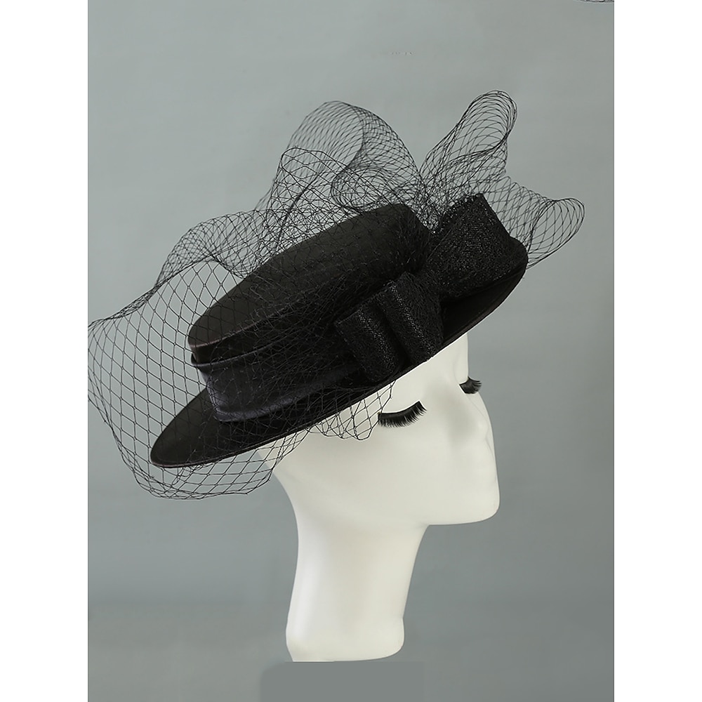 Hüte Tüll Bowler / Cloche Hut Hochzeit Elegant Vintage Mit Tüll Kopfschmuck Kopfbedeckung Lightinthebox