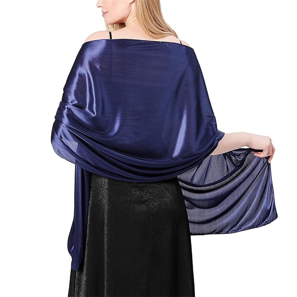 Chiffon-Schals und -Wickeltücher für Damen für Abendkleider, elegante, weiche, durchsichtige Chiffon-Stola für die Braut, Hochzeitsschal Lightinthebox