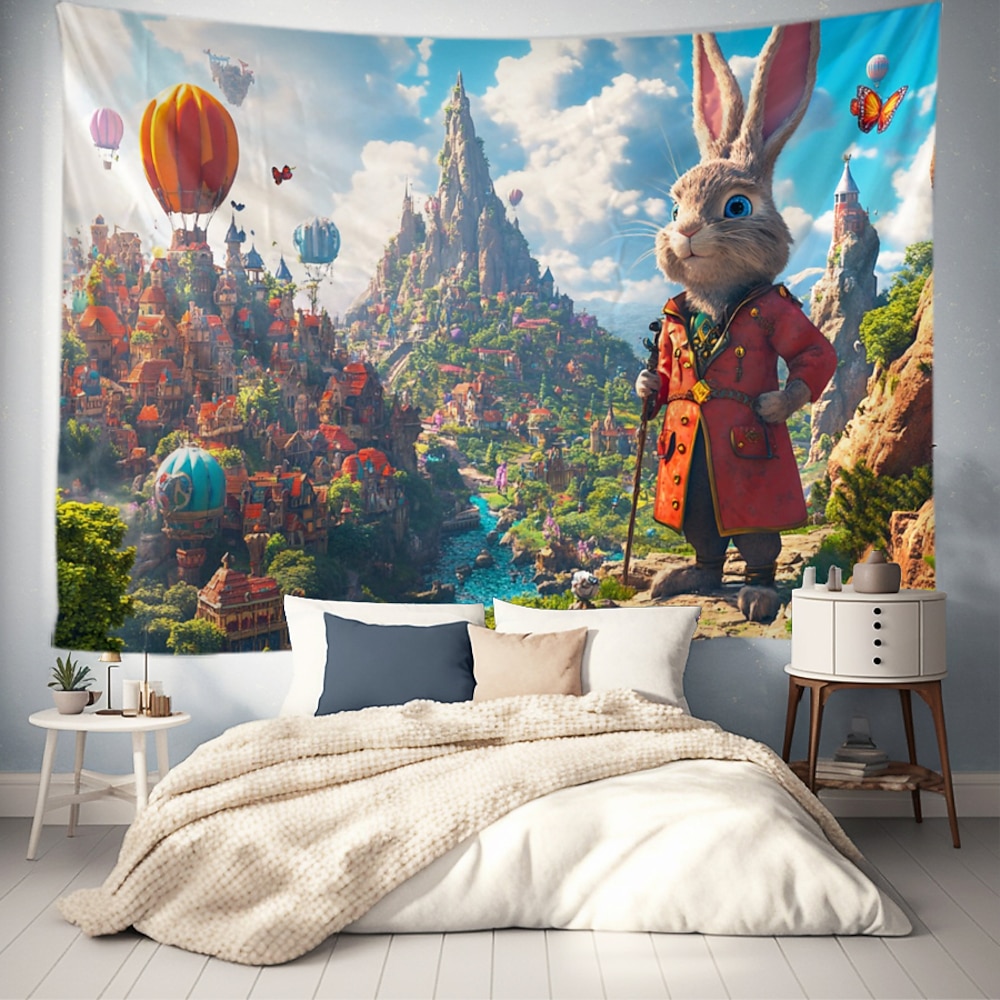 Fantasy Wunderland hängende Tapete Wandkunst große Tapete Wandmalerei Dekor Fotohintergrund Decke Vorhang Wohnheim Schlafzimmer Wohnzimmer Dekoration Lightinthebox