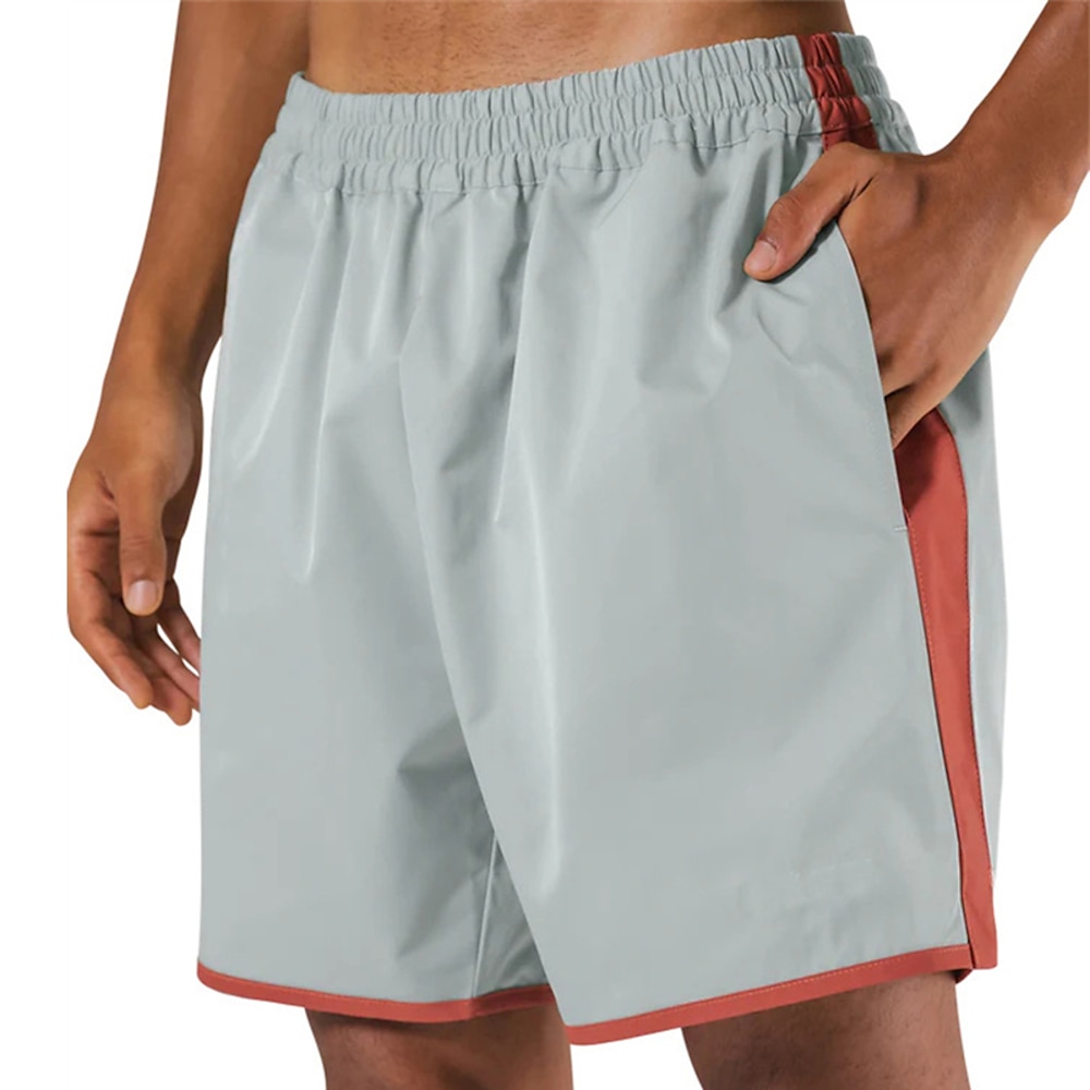 Herren Sportliche Shorts Shorts Kurze Hosen Kurze Sporthose Kurze Sporthose Sport Shorts Tasche Kordelzug Elastische Taille Farbblock Komfort Kurz Sports Outdoor Täglich Ausgehen Modisch Brautkleider Lightinthebox