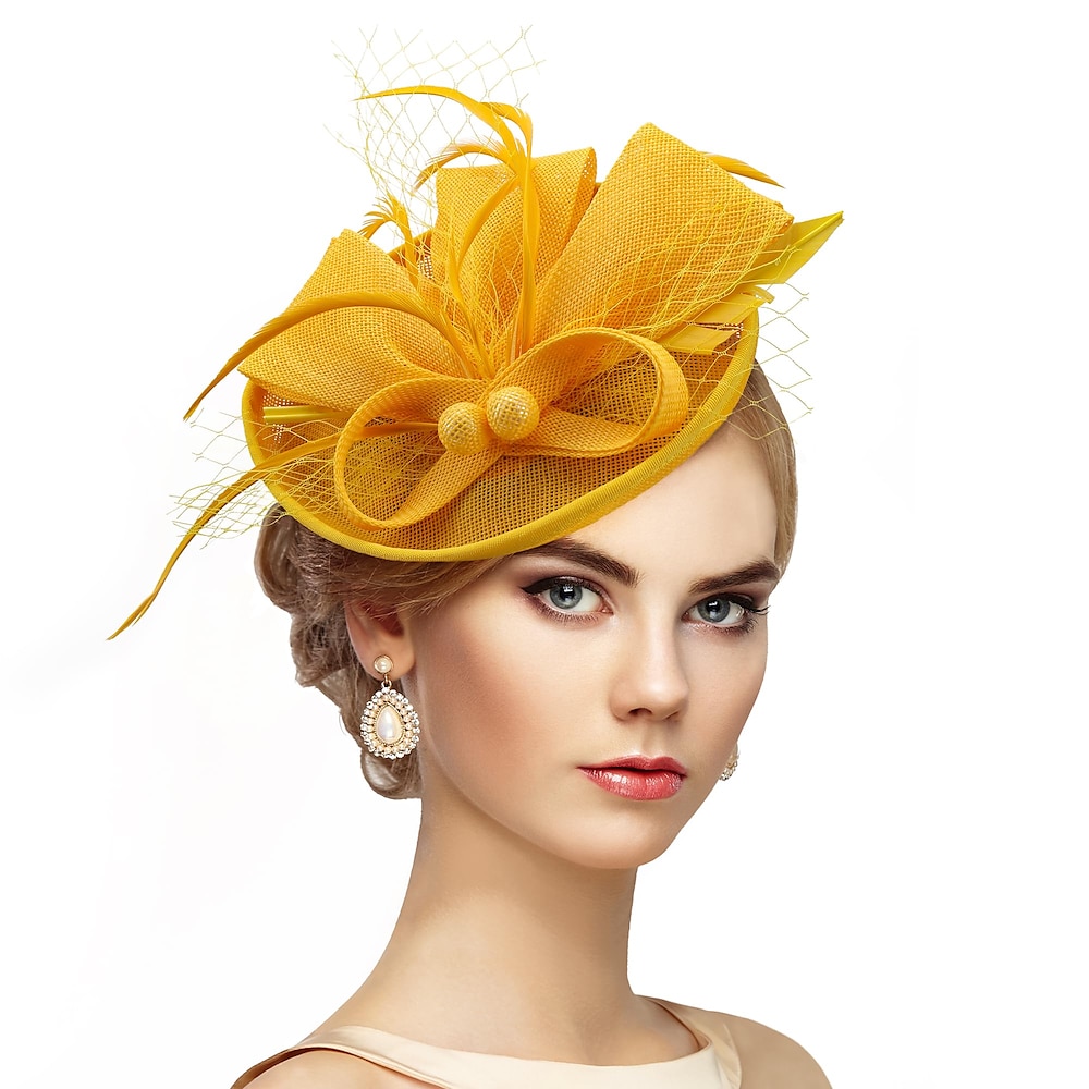 kleiner Teaparty-Hut - 2025 Kentucky Derby Fascinator Pillbox-Hut Kopfschmuck für Frauen Lightinthebox