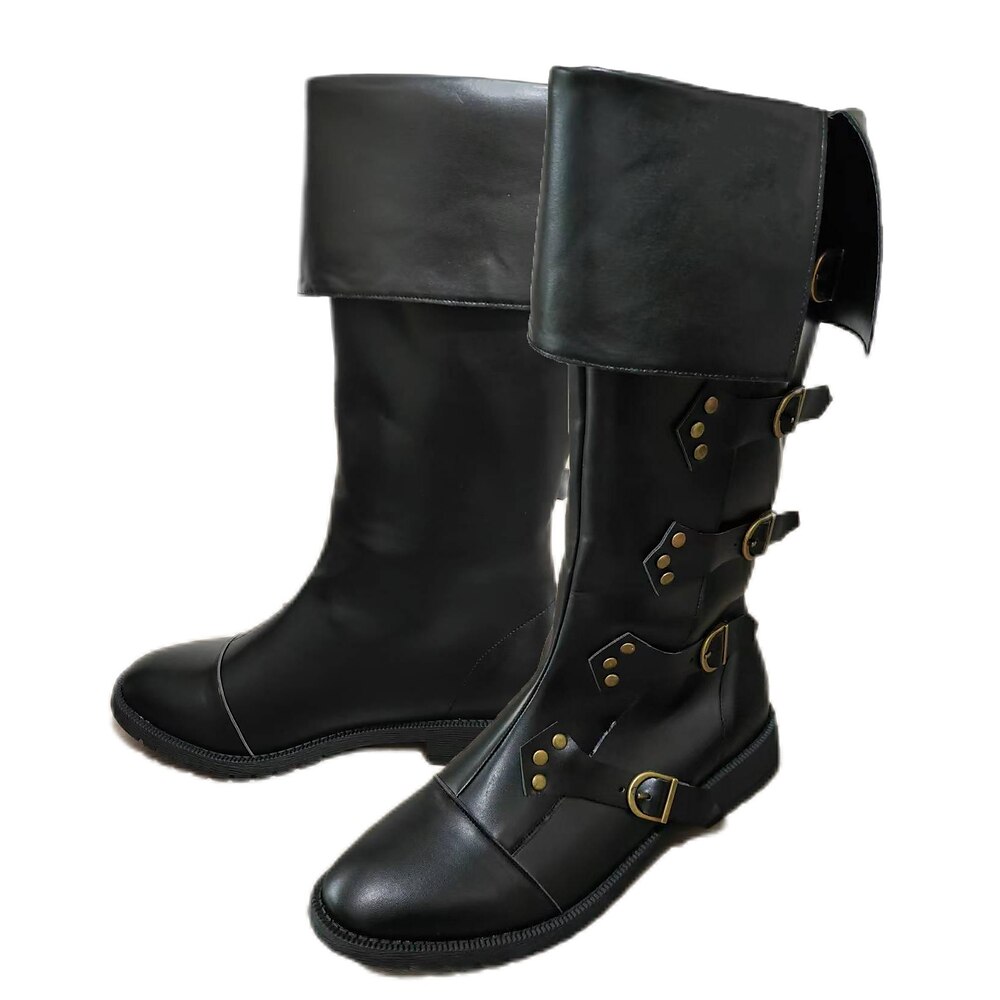 Retro Vintage Mittelalterlich Renaissance Schuhe Herren Damen Unisex Keltisch Seeräuber Halloween Karneval Maskerade Veranstaltung / Fest Maskerade Erwachsene Schuhe Lightinthebox