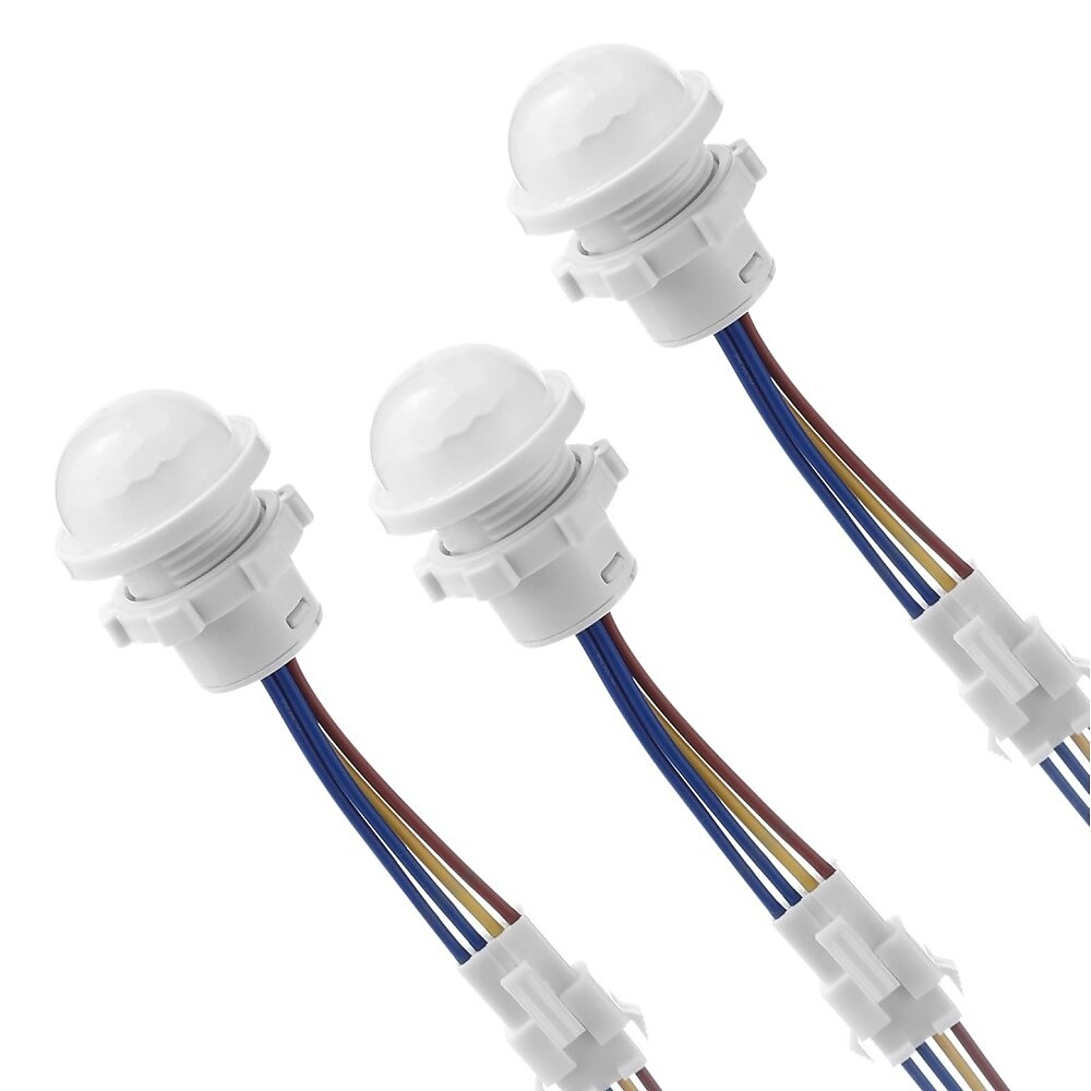 Bewegungsmelder-Lichtschalter mit PIR-Sensor, Infrarot-Erkennungsschalter, 110-240V, Decken- und Wandmontage, intelligenter Lichtschalter für Zuhause, LED-Lampe, 3Stk Lightinthebox