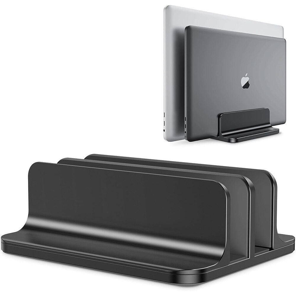 Doppelter Desktop-Ständerhalter mit verstellbarem Dock bis zu 17,3 Zoll Dock-Version vertikaler Laptopständer Lightinthebox