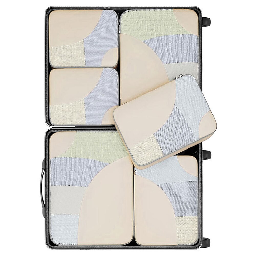 6 Packwürfel für die Reise, 3 Gepäck-Organizer-Taschen in verschiedenen Größen für Reisezubehör Essentials, Aufbewahrungswürfel für Handgepäck Lightinthebox