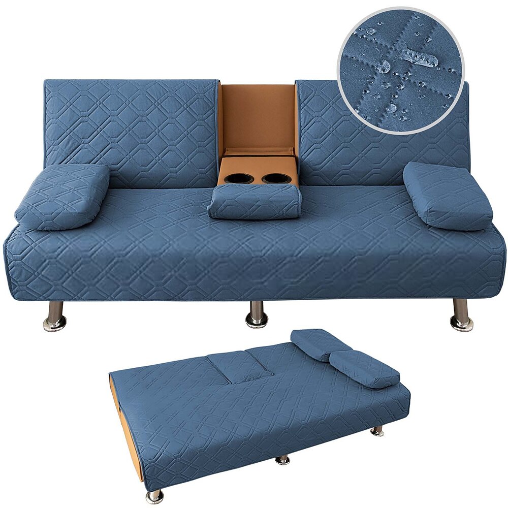 wasserdichte Sofaabdeckung für Kissencouch Sofaabdeckung für Hunde wasserfeste Möbelschutzabdeckung mit Schaumstoffstäben elastische Bänder für Haustierkatze Lightinthebox