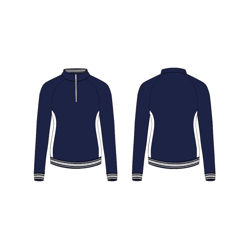 Damen Golf-Poloshirt Marineblau Langarm Oberteil Damen-Golfkleidung, Kleidung, Outfits, Kleidung Lightinthebox