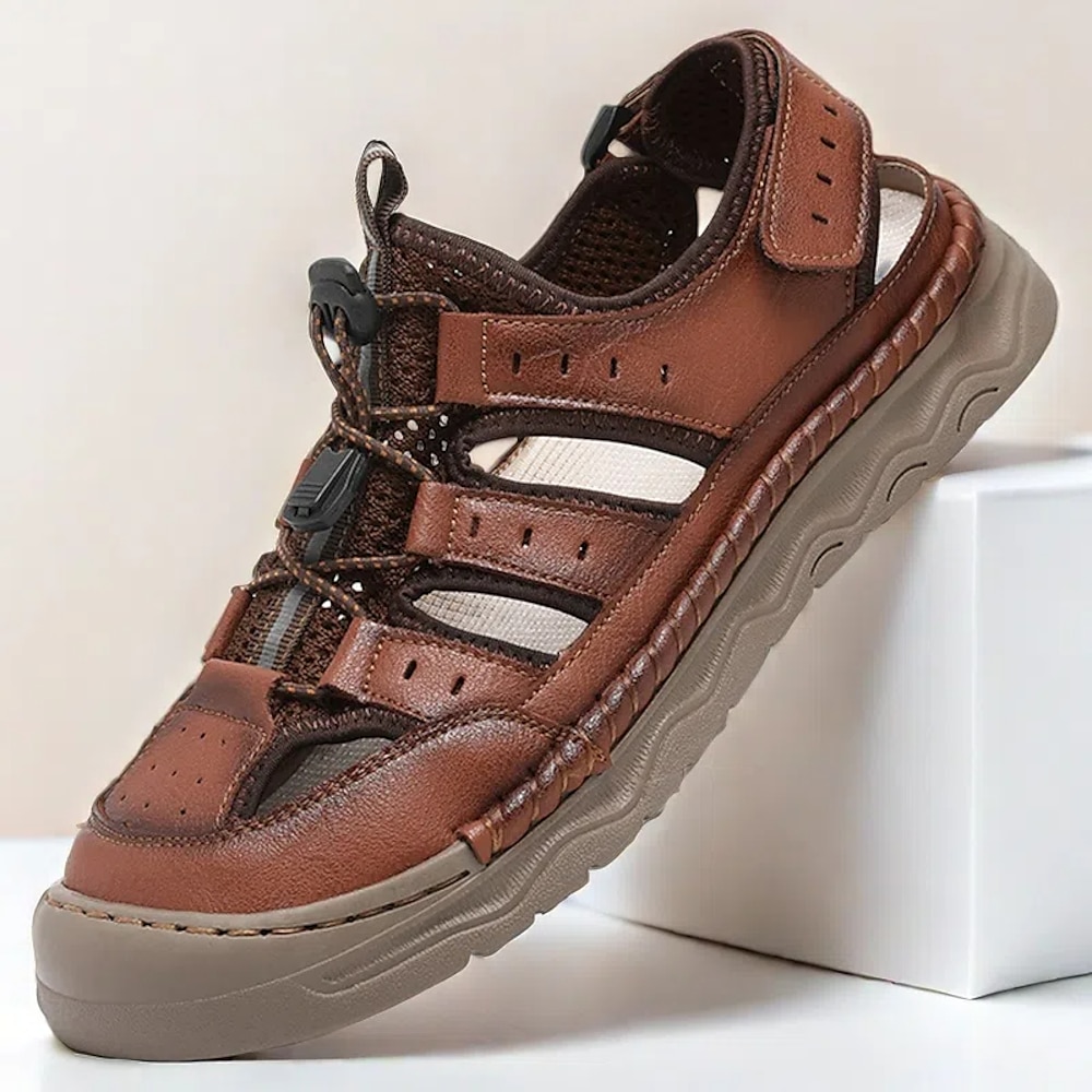 Herren-Outdoor-Sandalen mit verstellbaren Riemen und atmungsaktivem Mesh - ideal zum Wandern, für die Freizeit und zum Reisen Lightinthebox