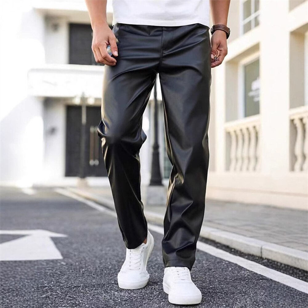 Herren Sporthose Jogginghose Hose Freizeithose Reißverschluss Knöpfe Tasche Einfach Komfort Sport im Freien Täglich Mode Lässig Silber Schwarz Mikroelastisch Lightinthebox