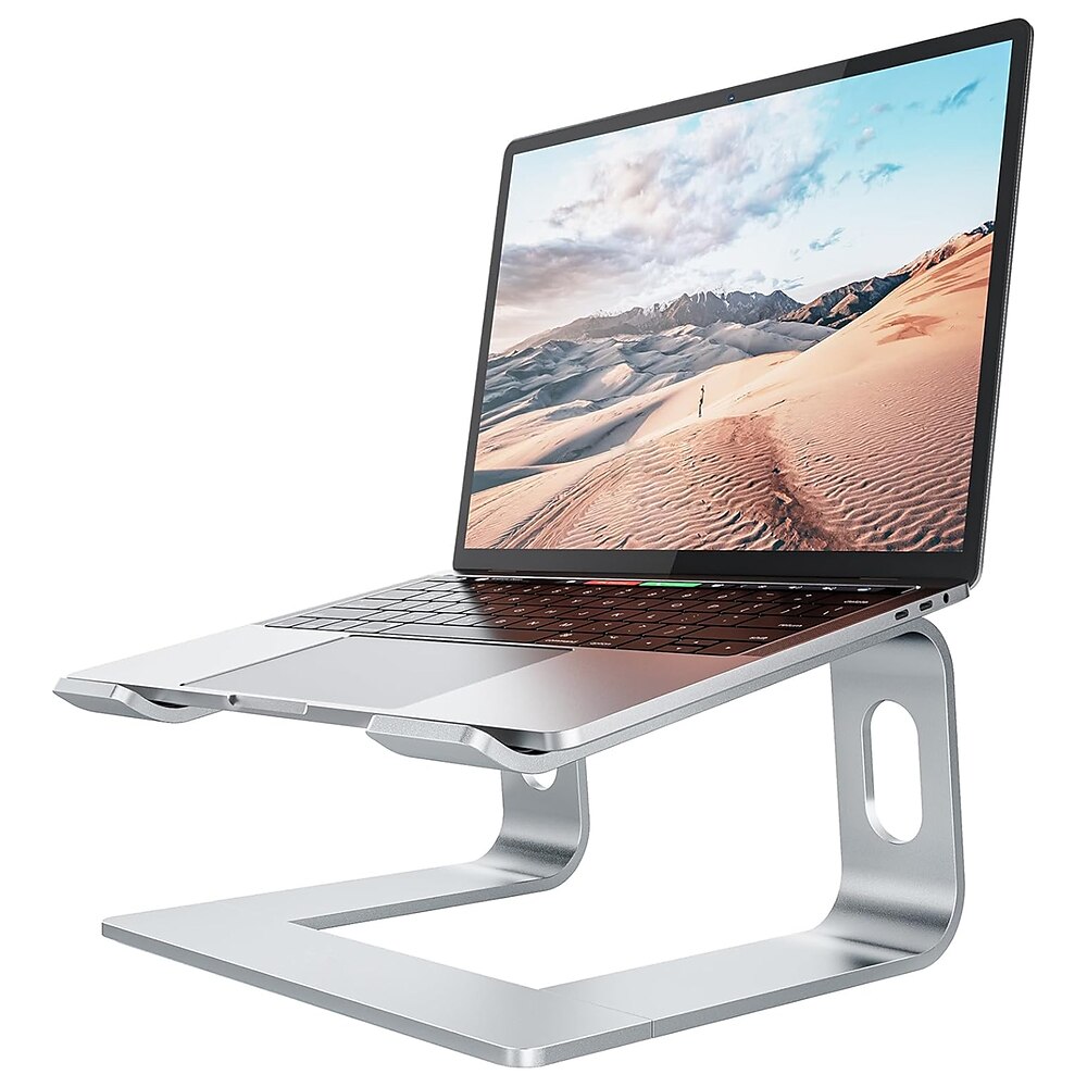 Laptopständer ergonomischer Laptop-Computerständer aus Aluminium abnehmbarer Laptop-Riser Notebook-Halterständer Lightinthebox