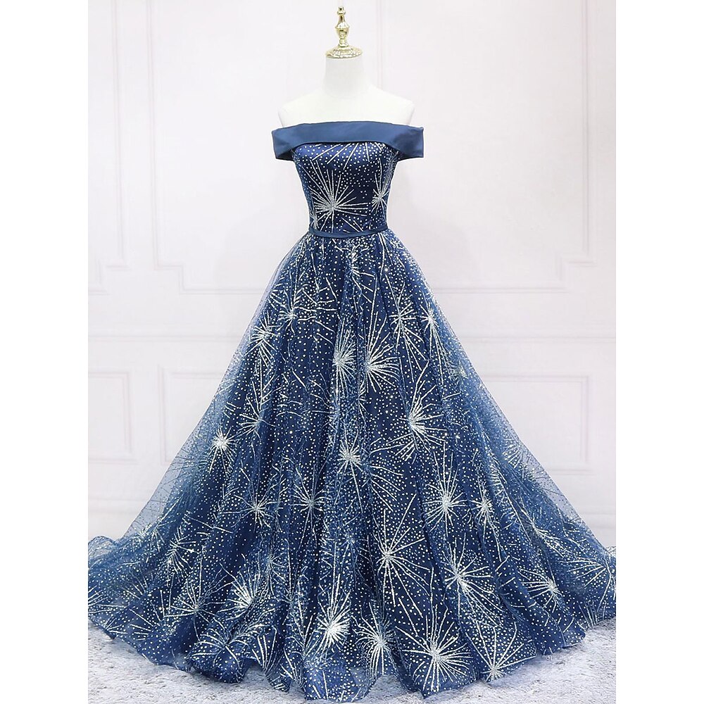 Ballkleid A-Linie Quinceanera-Kleider Elegant Kleid Hochzeit Hochzeitsgast Bodenlang Ärmellos Schulterfrei Polyester Rückenfrei mit Falten Paillette 2025 Lightinthebox